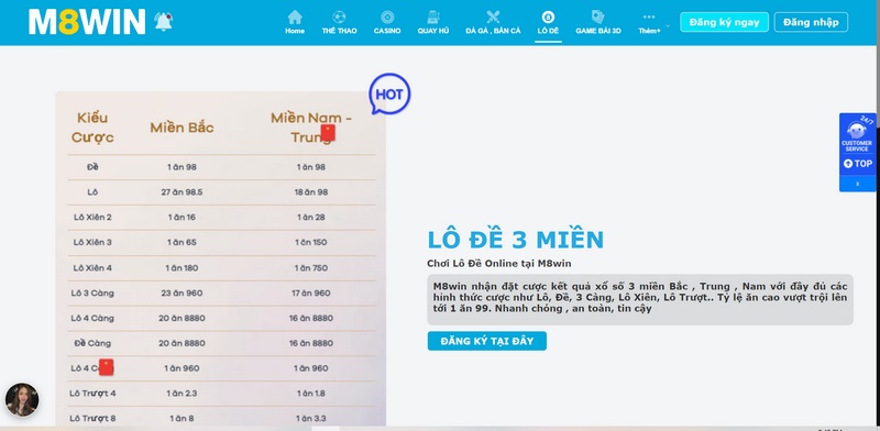 Sảnh chơi lô đề trực tuyến mang đến tỷ lệ thưởng cạnh tranh