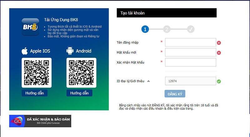 Những lưu ý cần nằm lòng khi đăng ký tài khoản hội viên BK8