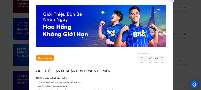 Anh em sẽ được nhận hoa hồng khi giới thiệu thêm người tham gia 